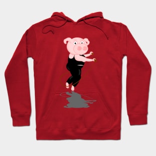 Pig Skipping Hoodie